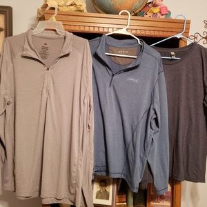 3 Long sleeved shirts